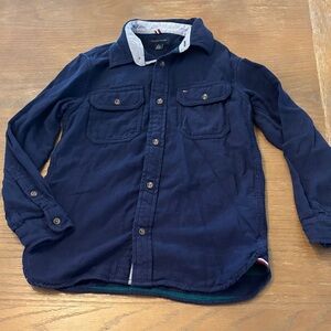 Tommy Hilfiger Navy Blue Kids Button Down Shirt
